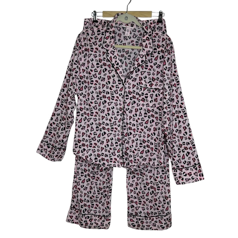 Victoria's Secret Pink Leopard Print Pajama Set